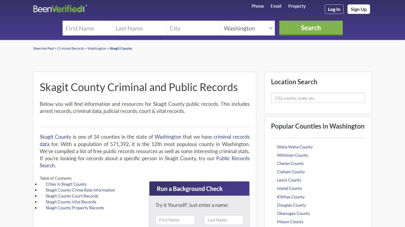 Skagit County Arrest Records in WA - Court & Criminal Records ...